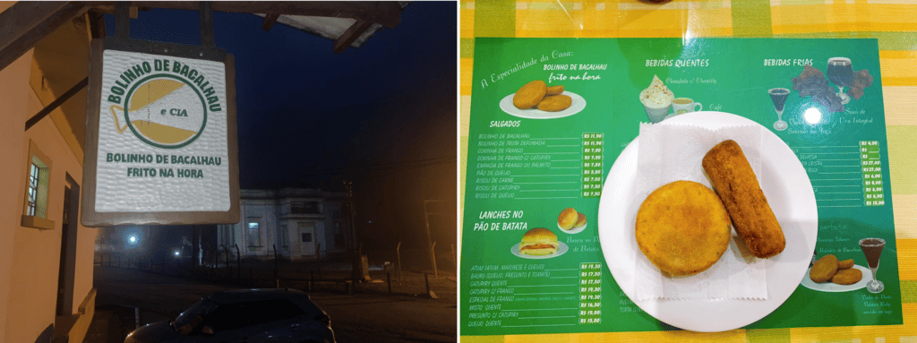 Bolinho de Bacalhau e Cia, at Estação Eugênio Lefèvre
