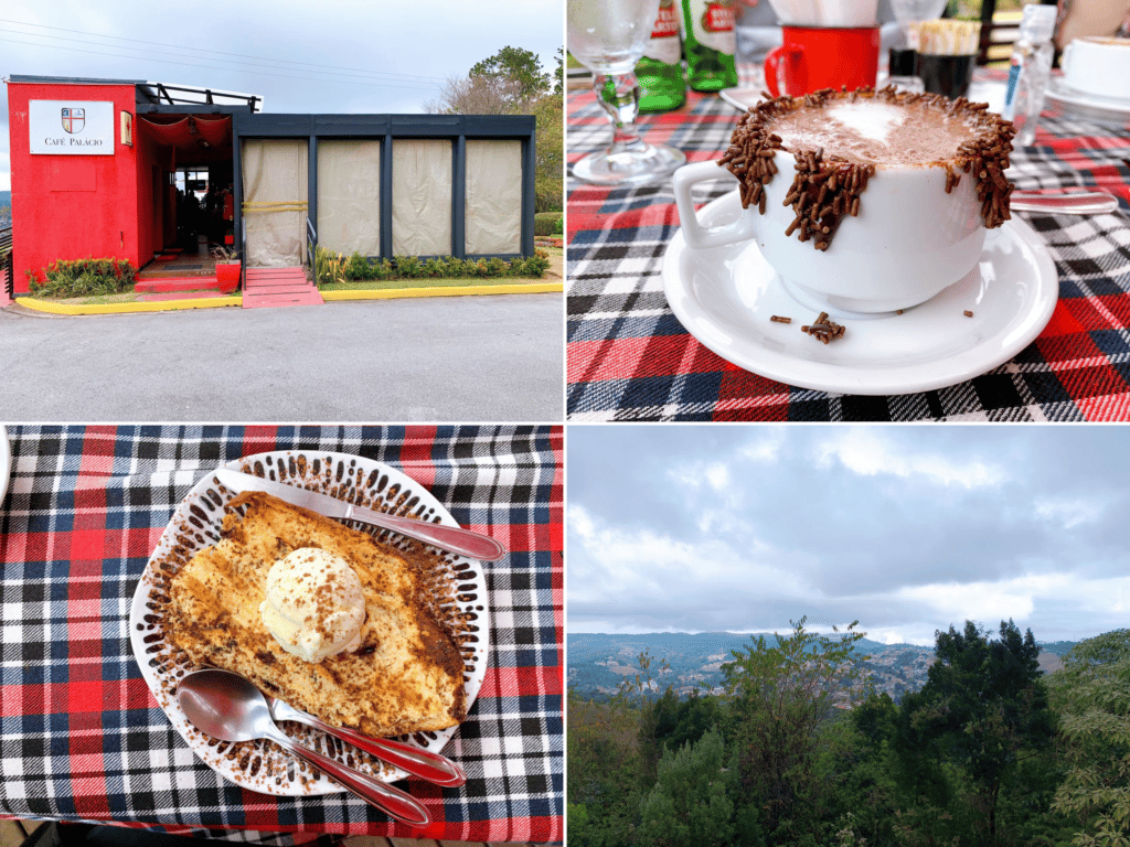 Café Palácio, Campos do Jordão, with a great view