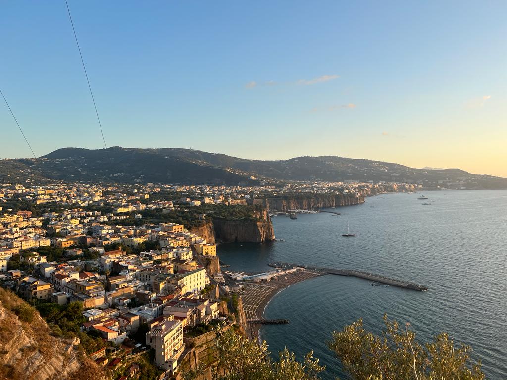 The clifftop town of Sorrento, Italy