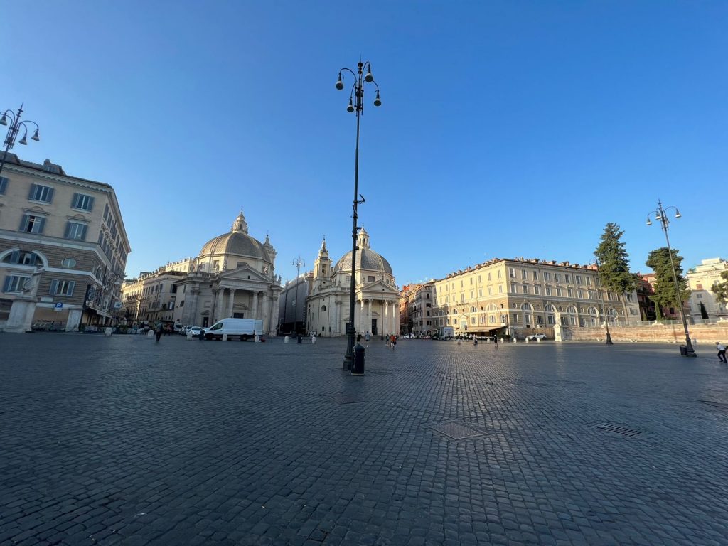 Churches at Piazza del Popolo, Rome