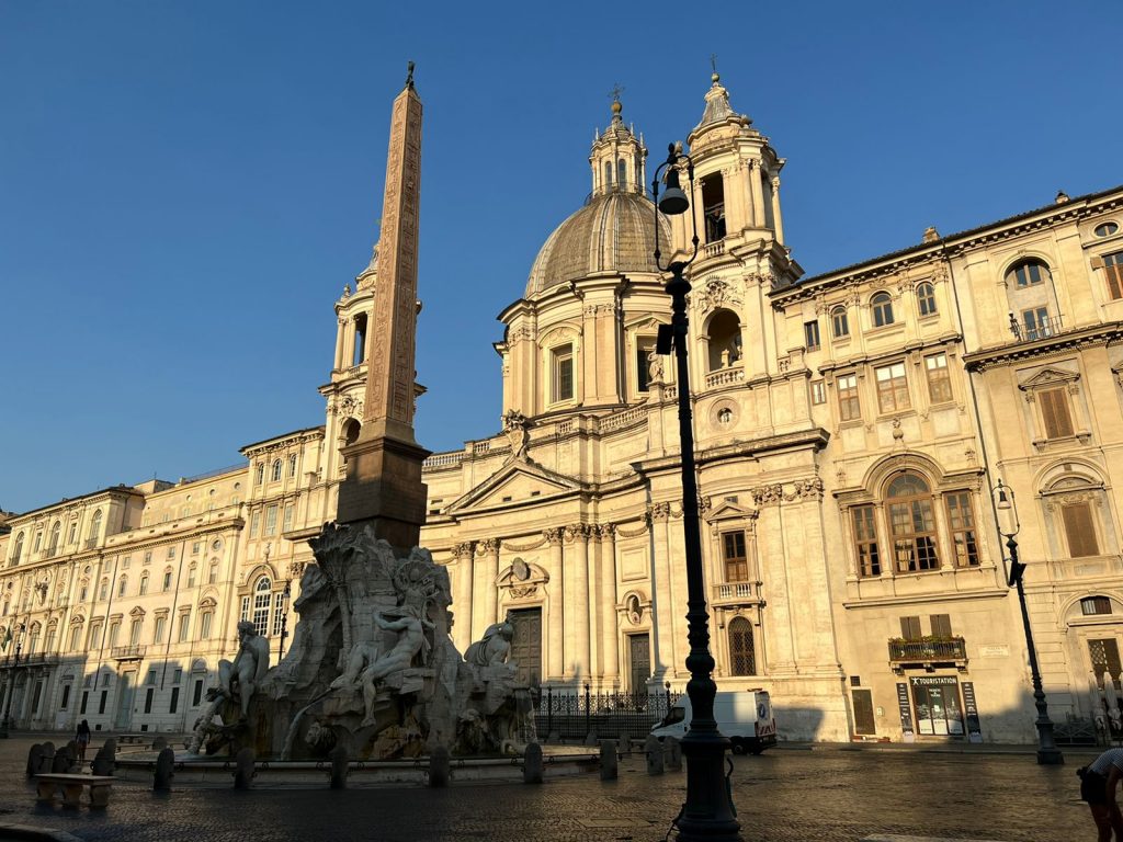 Piazza Navona, with its fountains and surrounding buildings