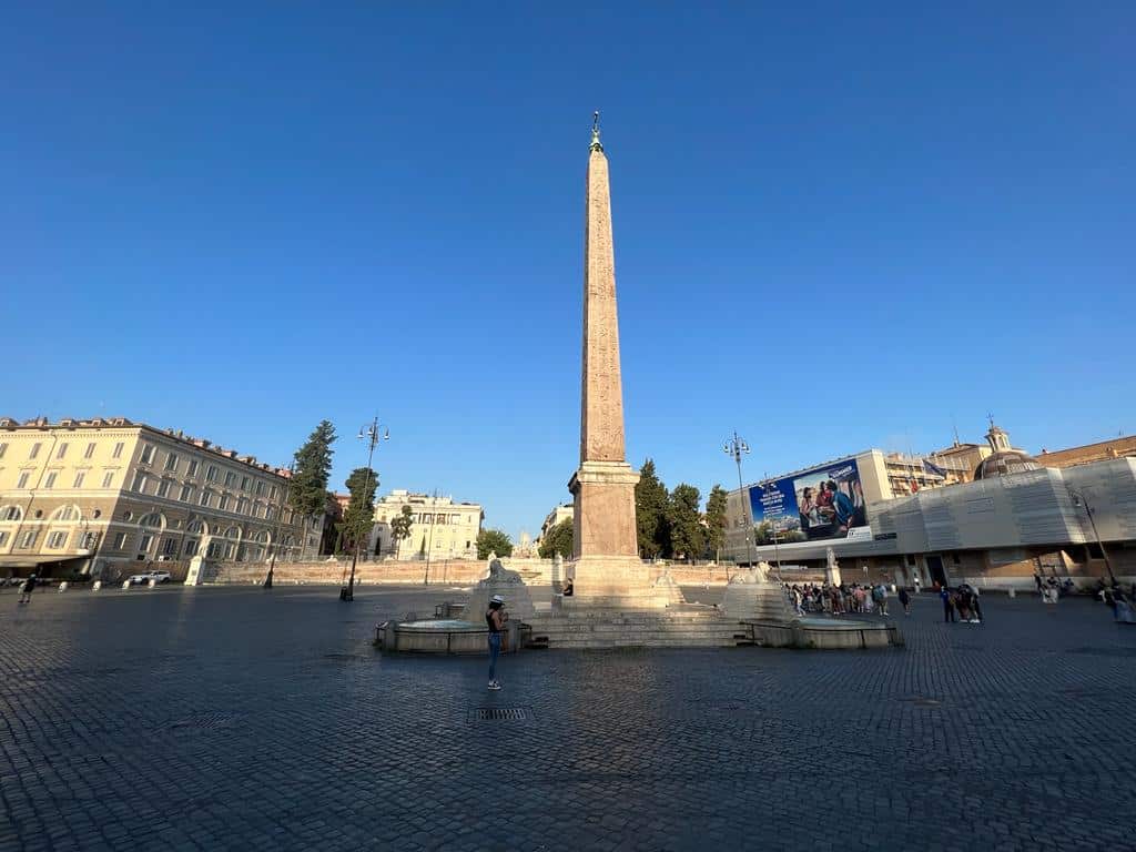Piazza del Popolo, with its striking architecture