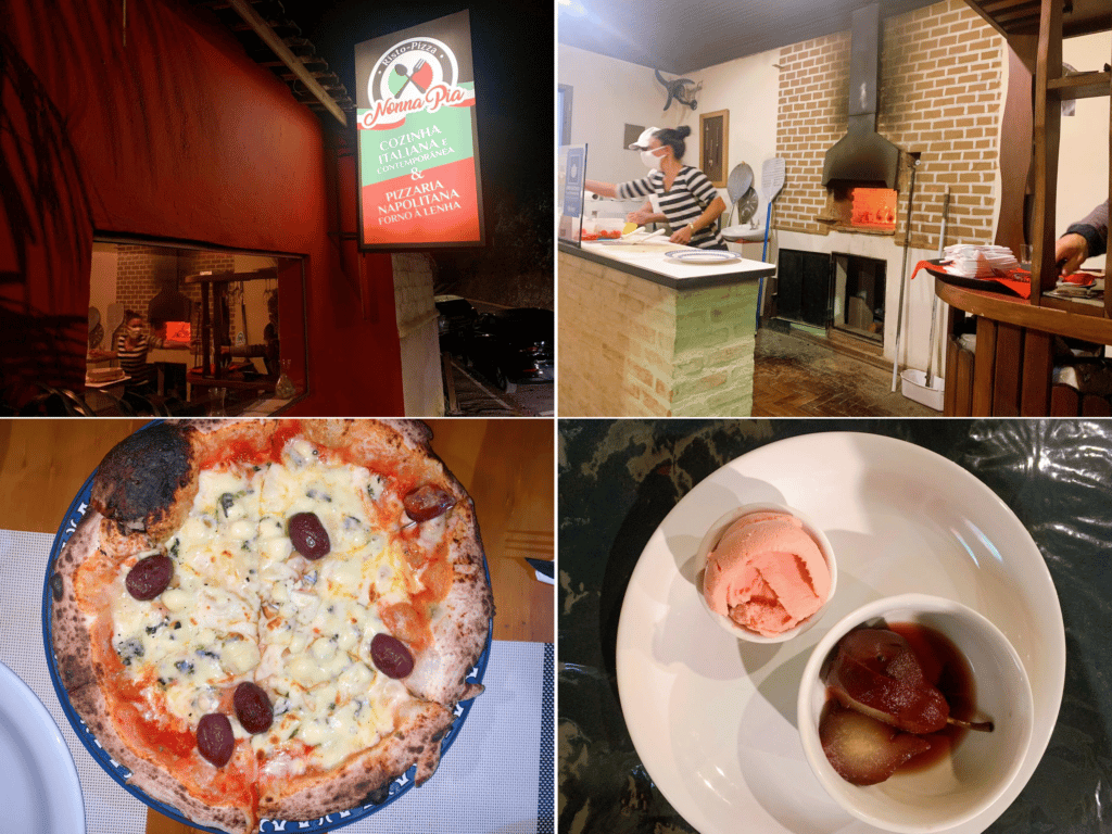 Nonna Pia Trattoria, with its thin, flavorful pizza crust