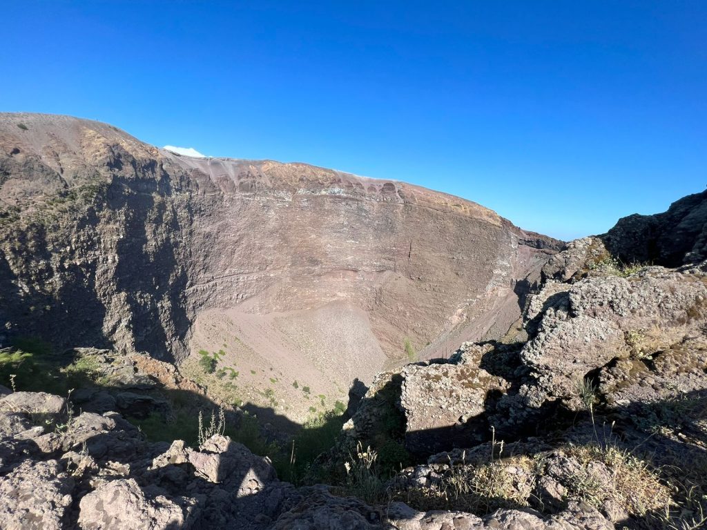 Crater of Mount Vesuvius