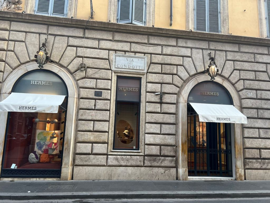 Via dei Condotti, Rome’s luxury shopping street