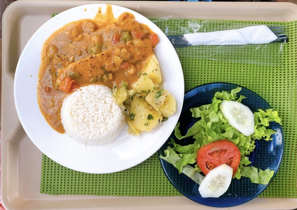 Lunch aboard the schooner in Paraty