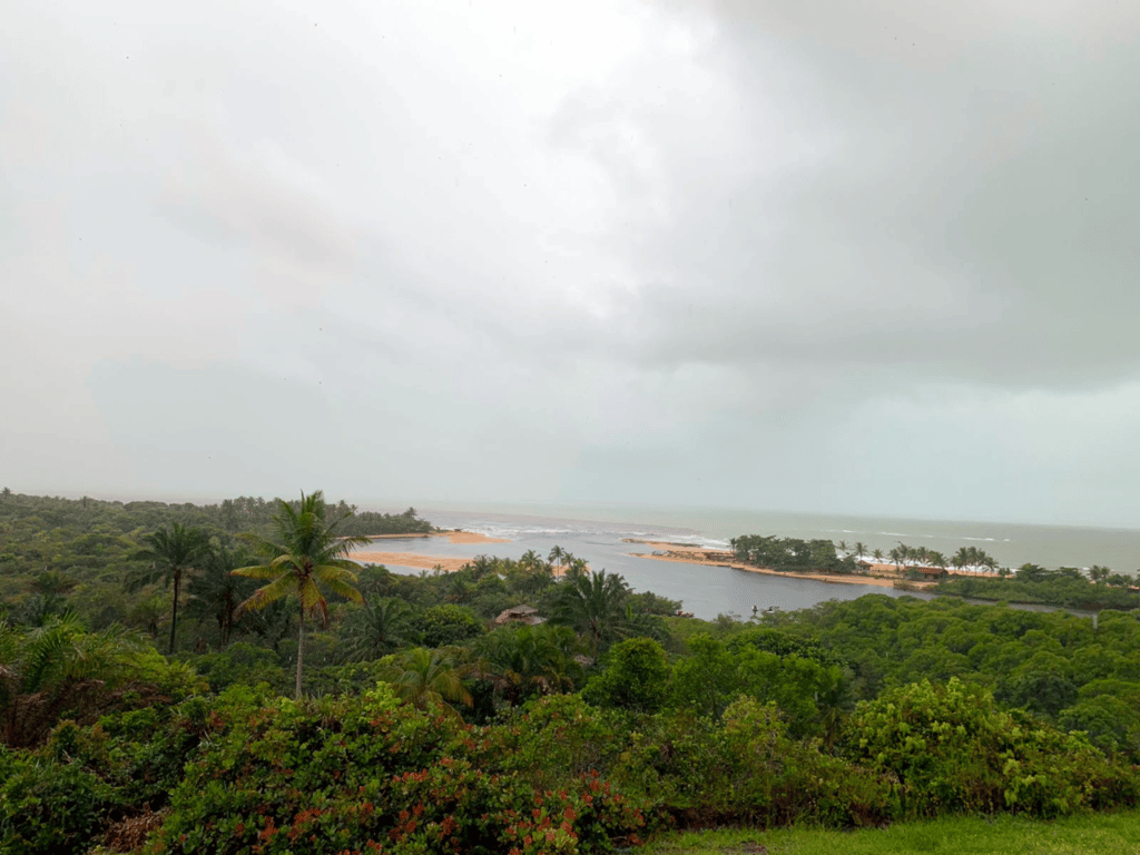 Barra de Caraíva, seen from Bela Vista