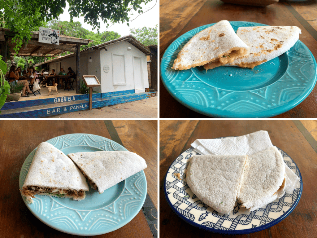 Tapiocas at Gabriela Bar e Panela, Caraíva