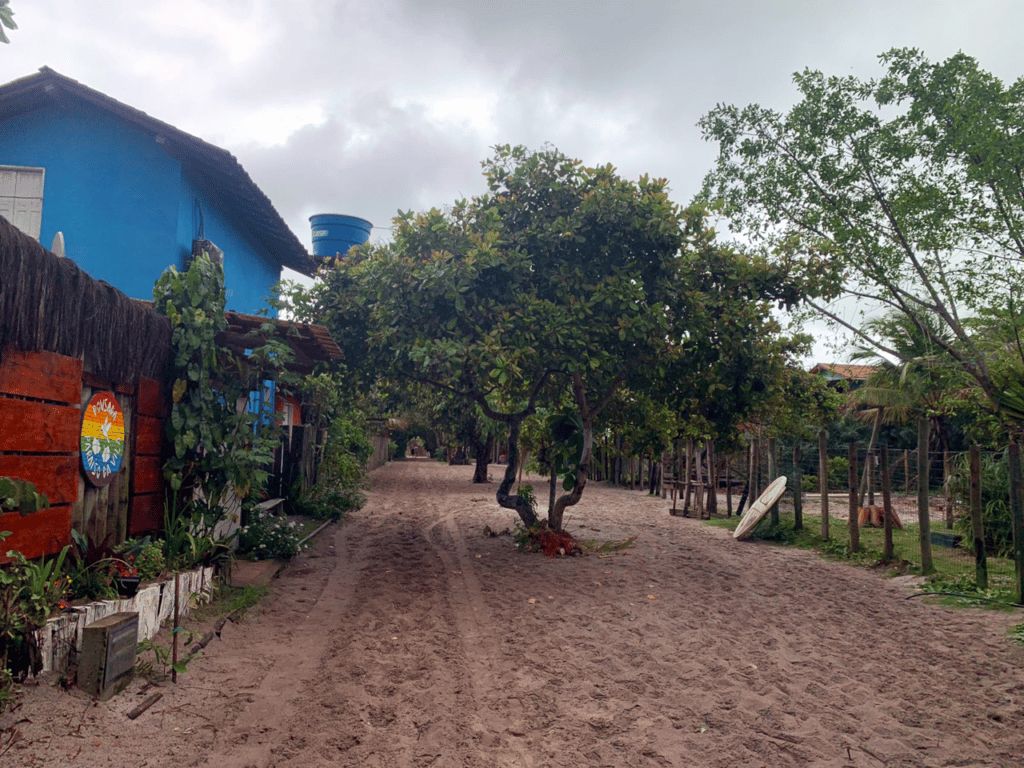 Sand streets in Caraíva