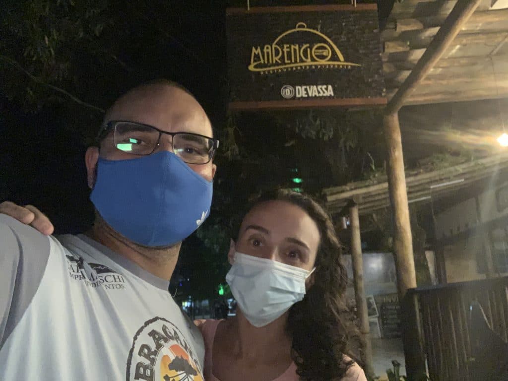 Entrance to Marengo Restaurante, Barra Grande