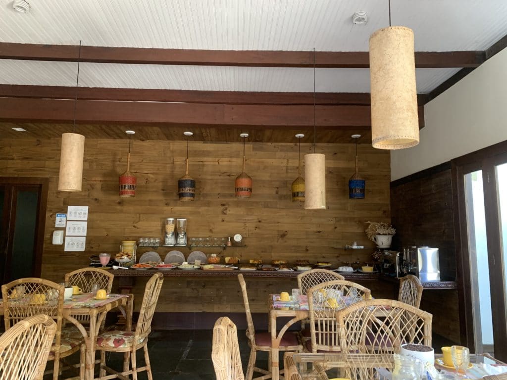 Breakfast at Hotel Taipabas, Barra Grande