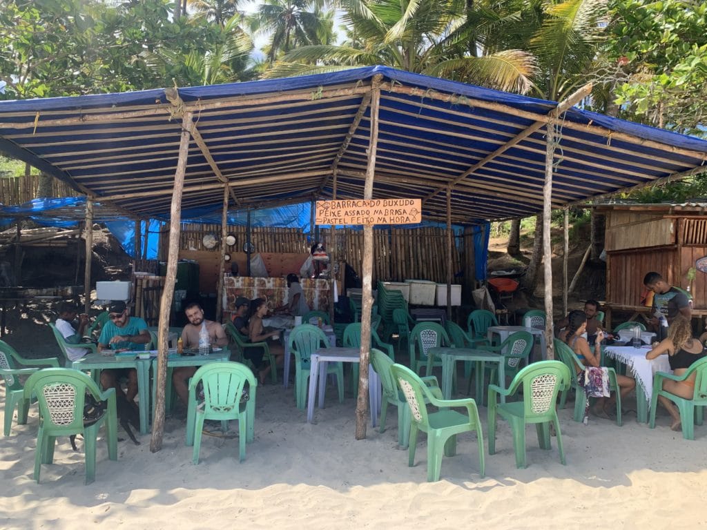 Barraca do Buxudo, Praia de Jeribucaçu, Itacaré