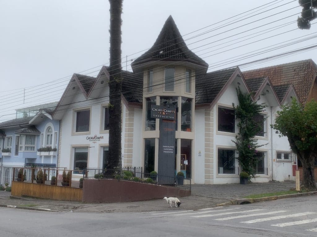 Cacau de Campos Chocolates, with its impressive shop