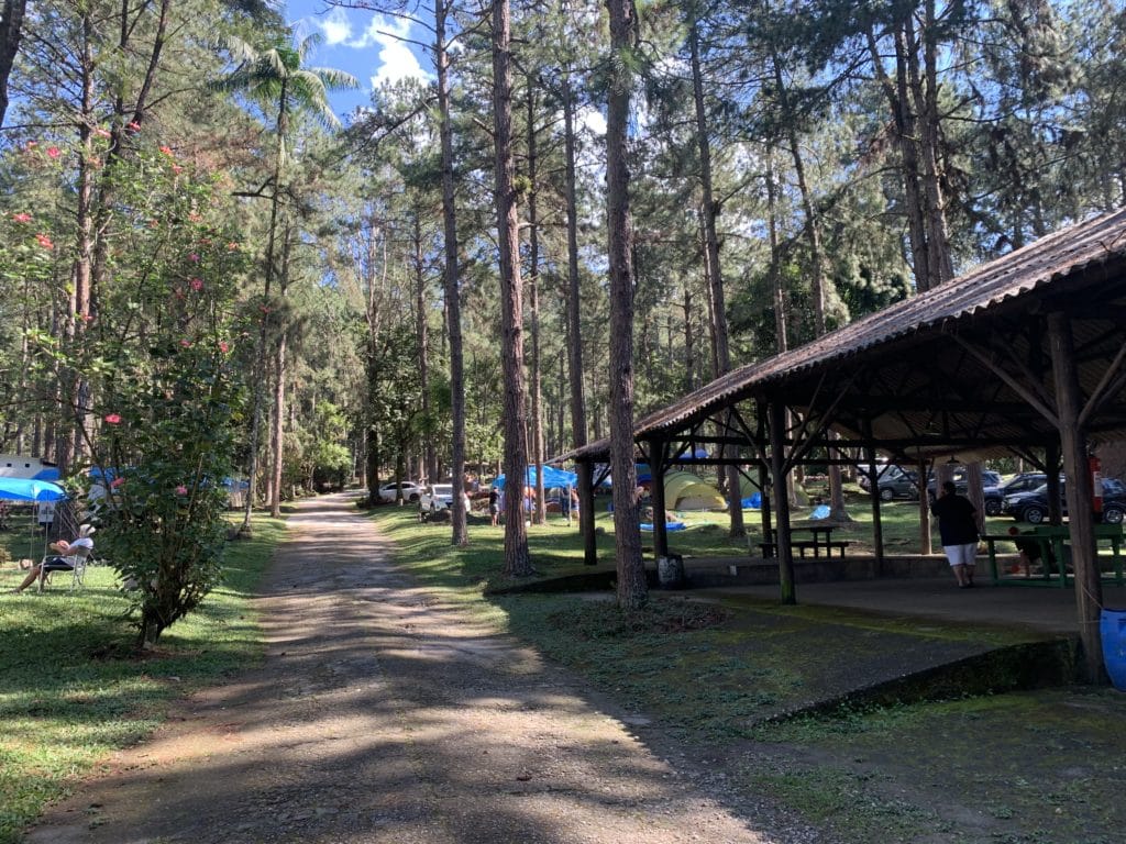 Campground area at Serrinha do Alambari