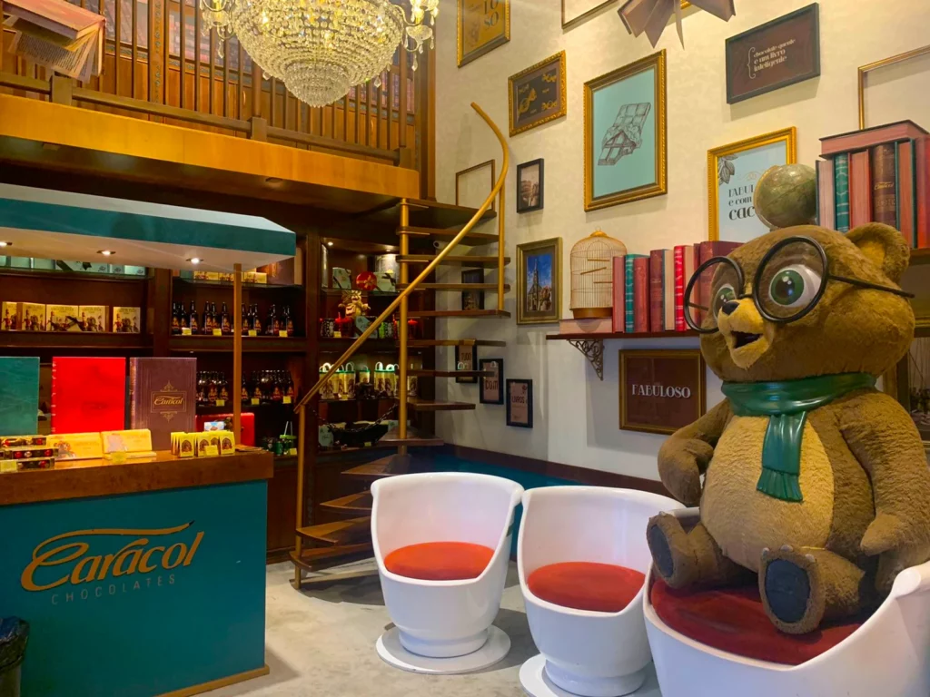 Caracol Chocolates, with a beautiful shop downtown in Gramado
