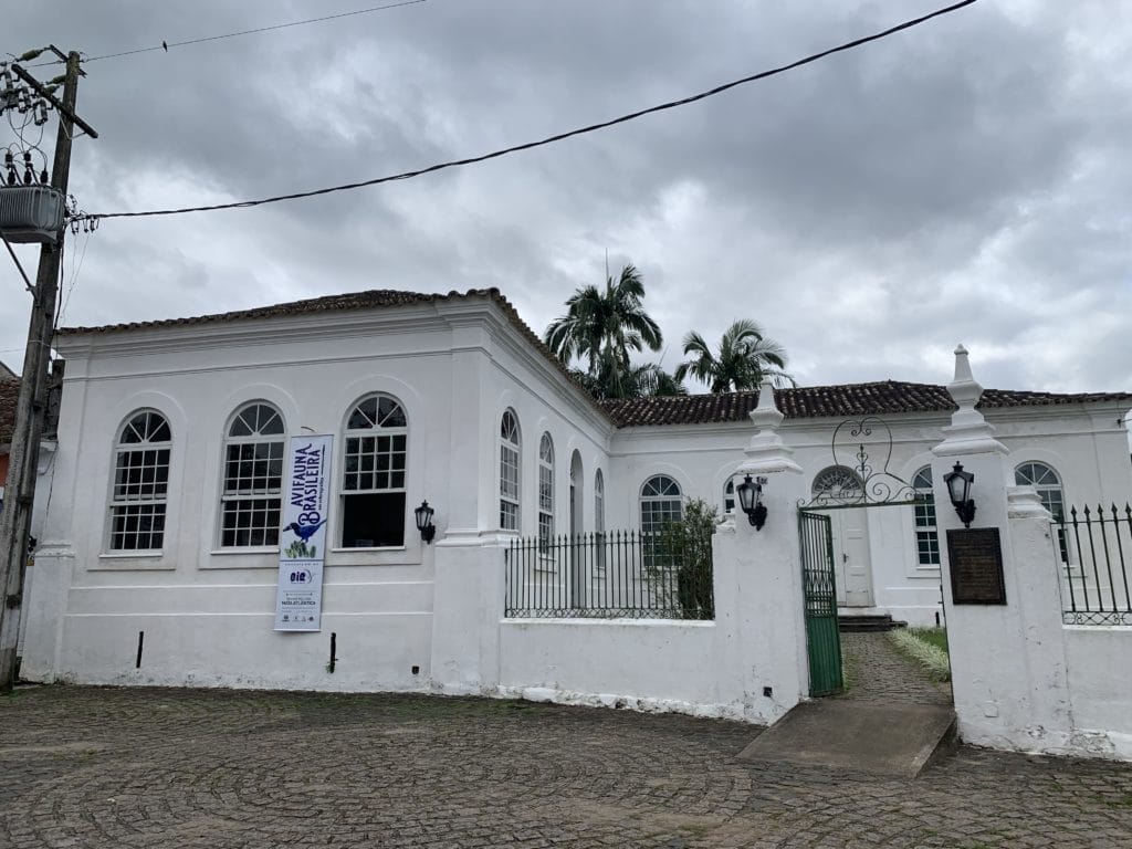 Historic townhouses along the Nhundiaquara River, Morretes, Paraná