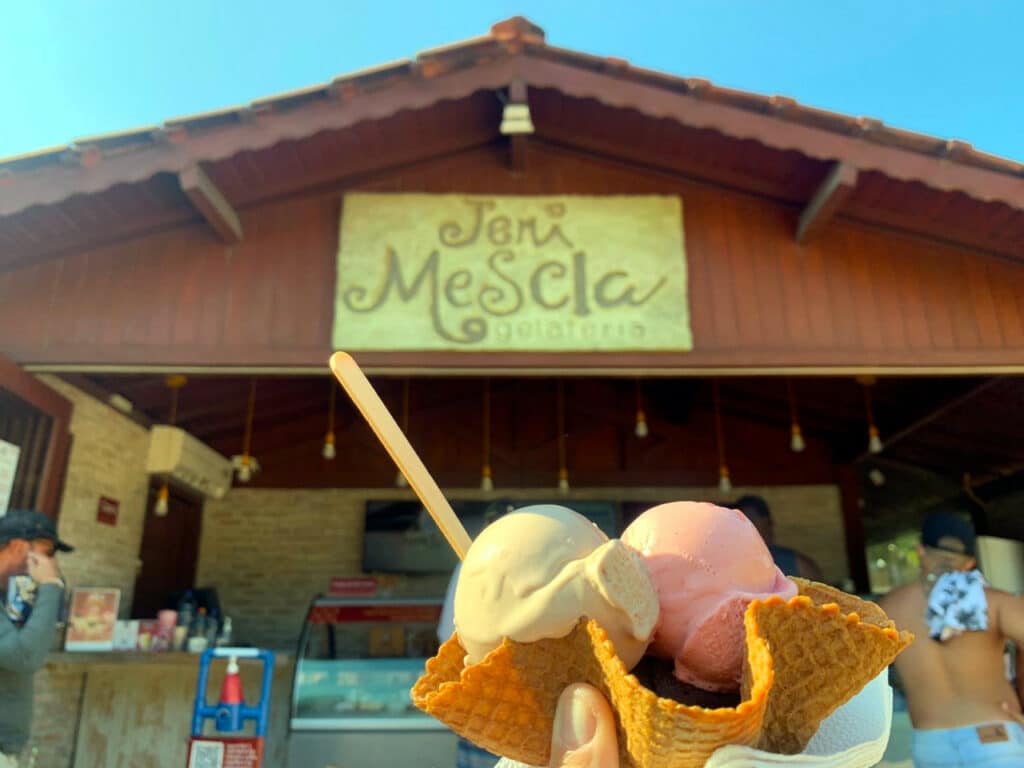 Jeri Mescla ice cream shop