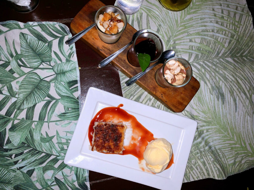 Dessert at Tamarindo, Jericoacoara