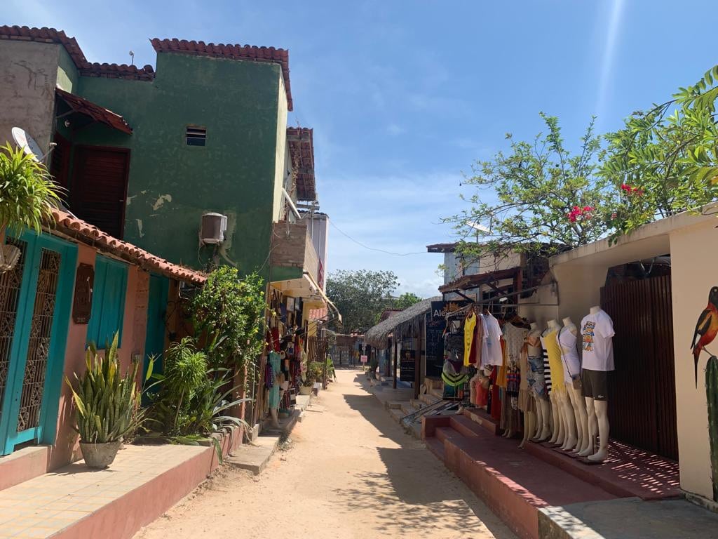 Village of Jericoacoara, shops and restaurants