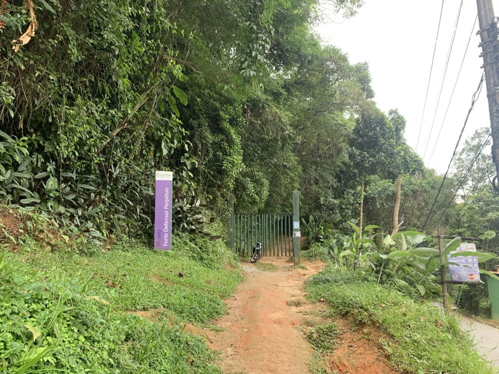 Entrance to Forte Defensor Perpétuo, Paraty