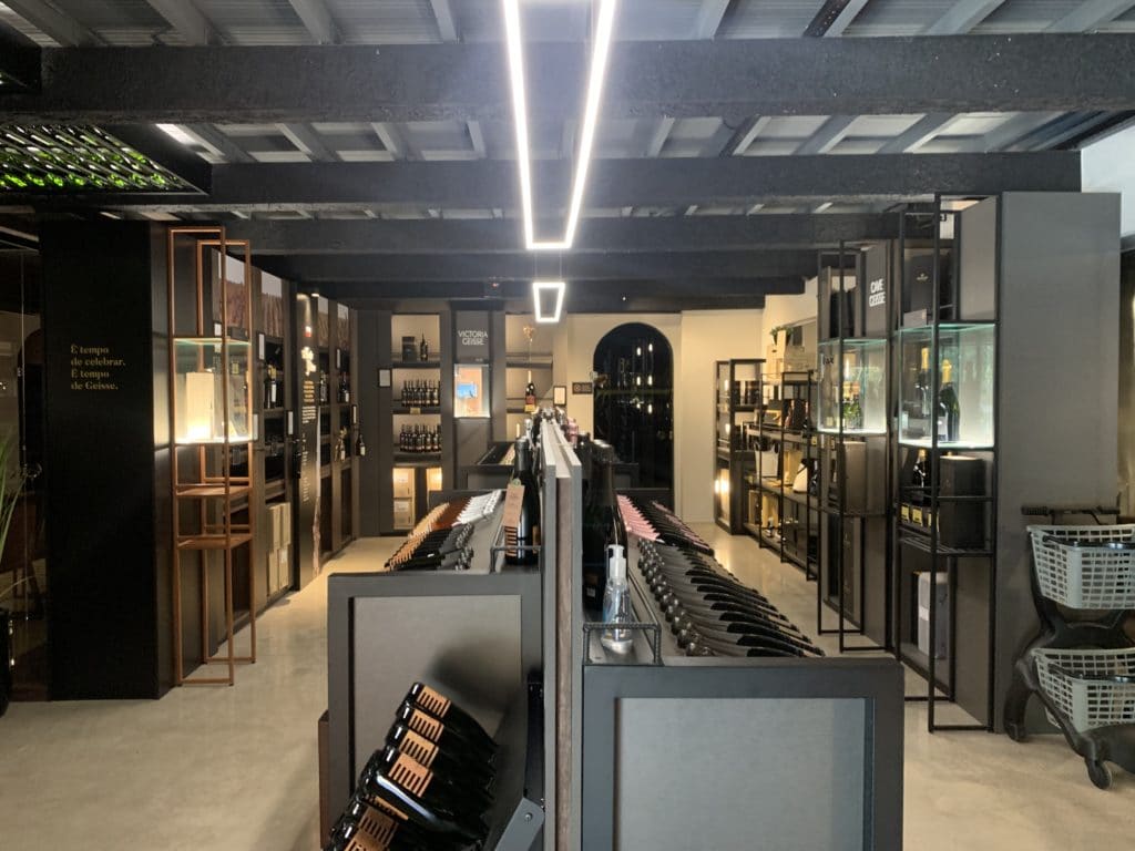 Família Geisse wine shop, wineries in Bento Gonçalves