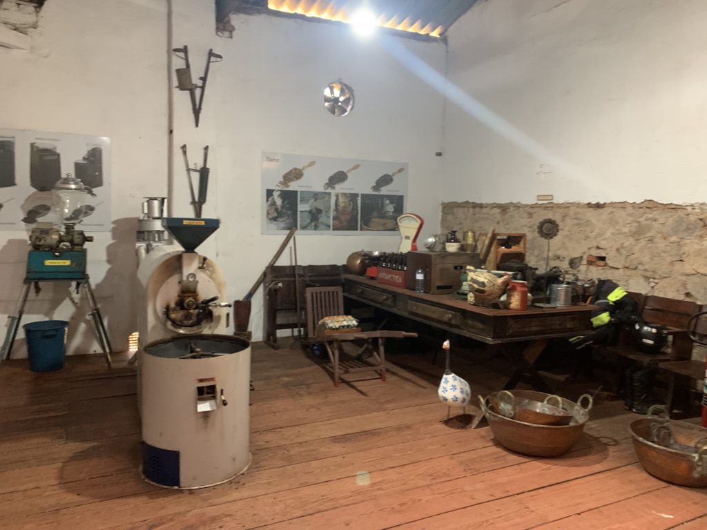 Fazenda Nossa Senhora da Conceição — coffee grinding and roasting area