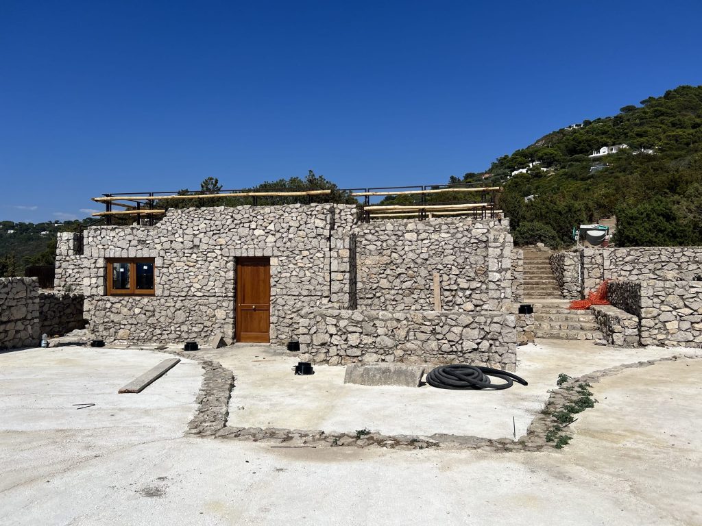 Fort under renovation, Anacapri