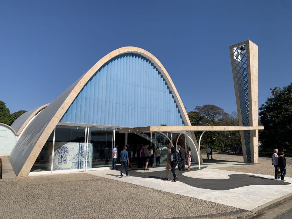 Front of the Igreja de São Francisco de Assis, Belo Horizonte