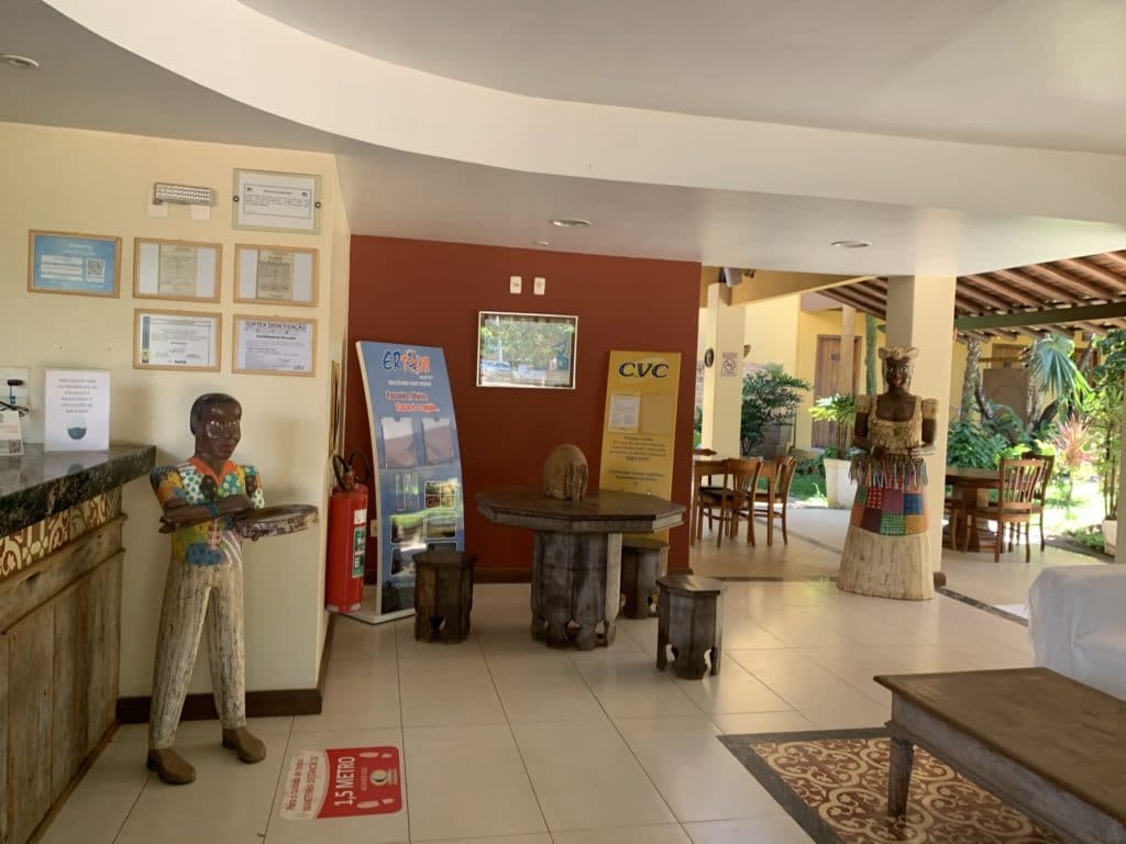 Lobby at Pousada Pedra Torta, Itacaré