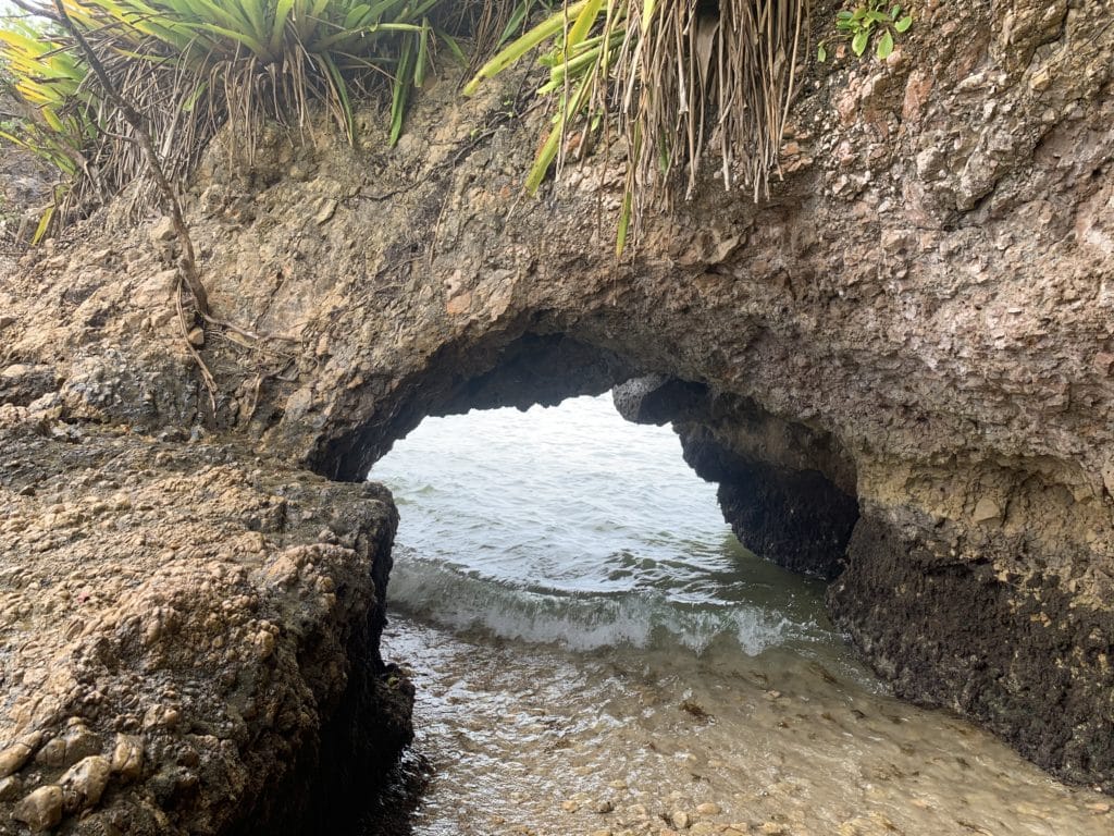 The second rock at Ilha da Pedra Furada, Baía de Camamu