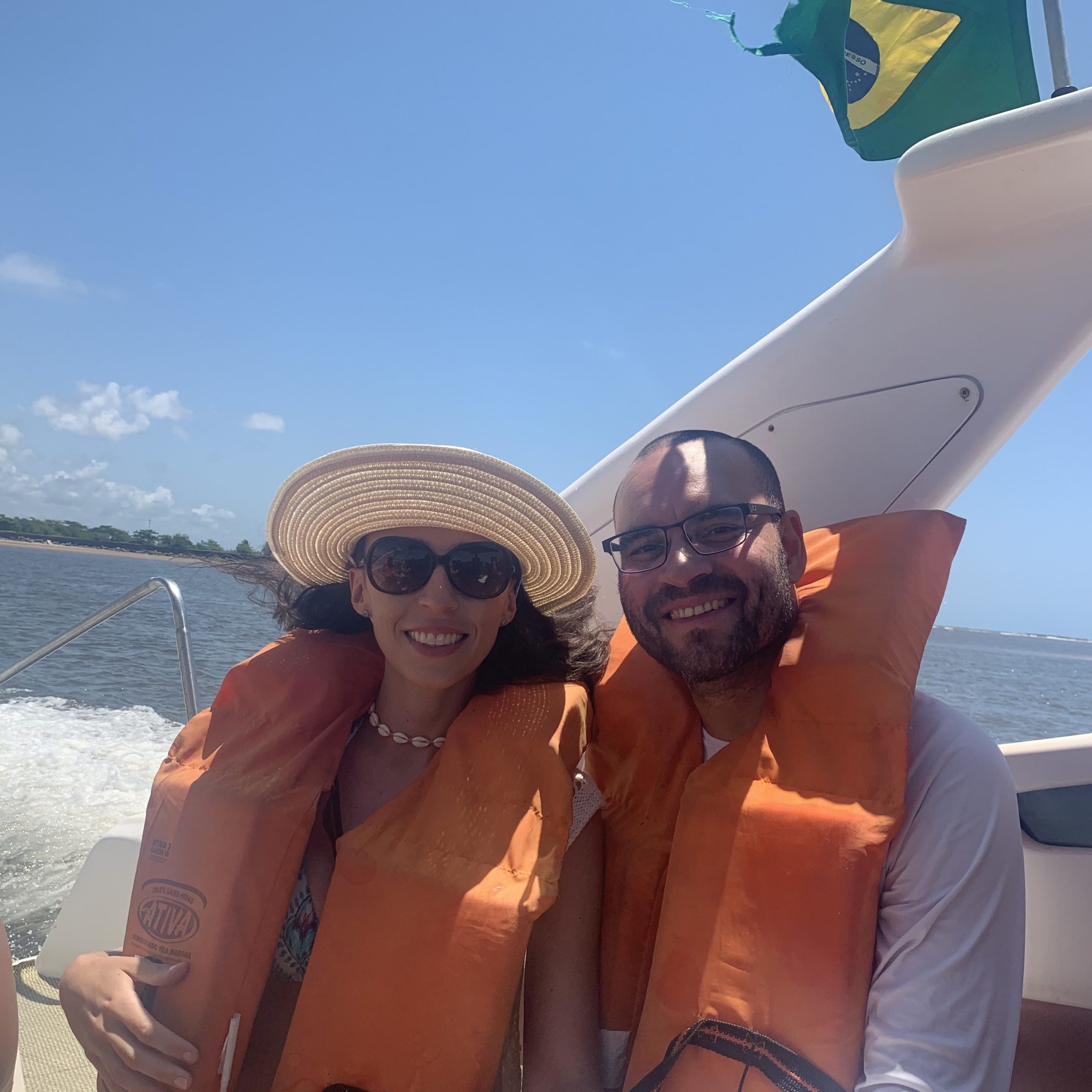 Boat and life jackets