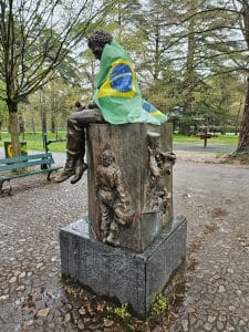 Statue honoring Ayrton Senna