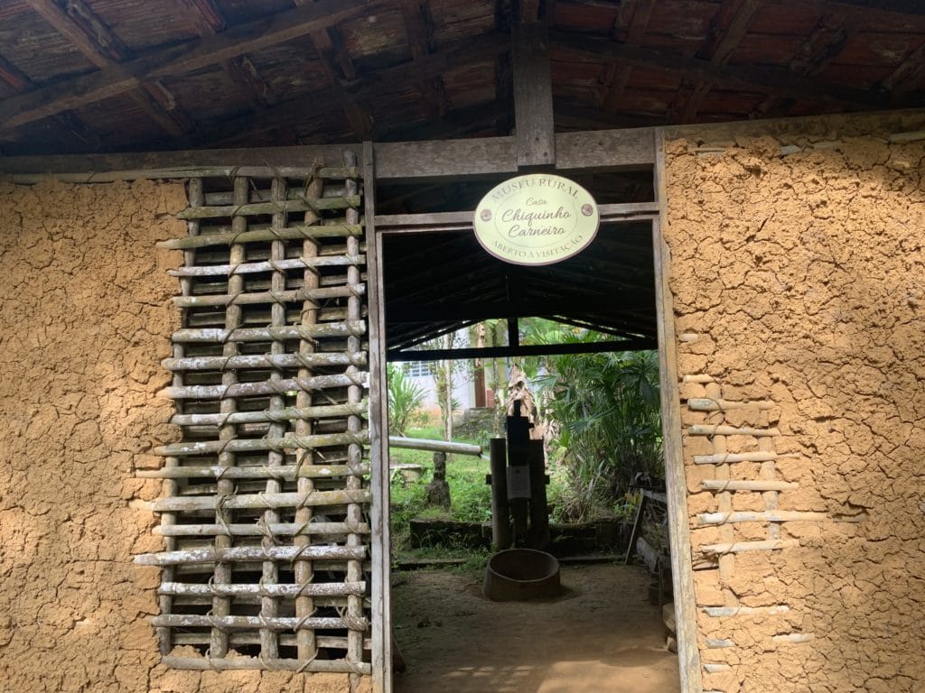 Mini museum with cachaça-making tools, Casa Chiquinho Carneiro