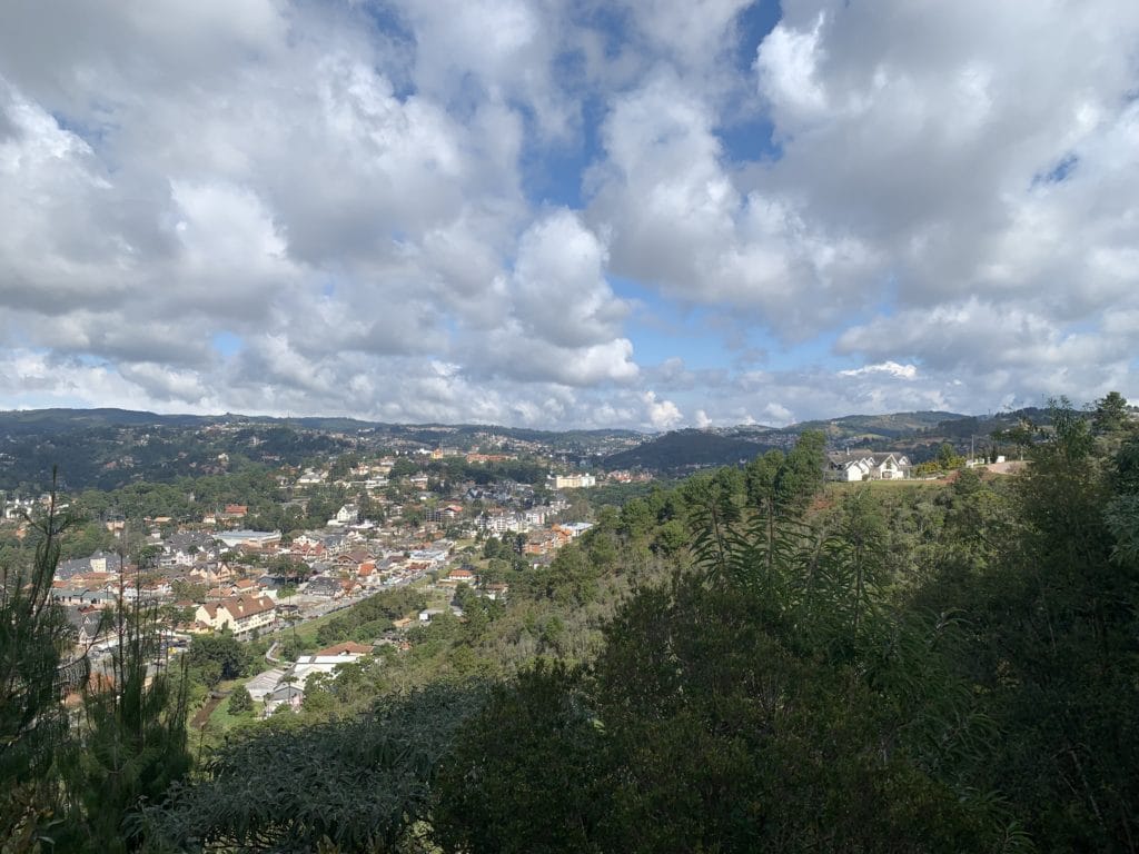 View of Capivari from Morro do Elefante