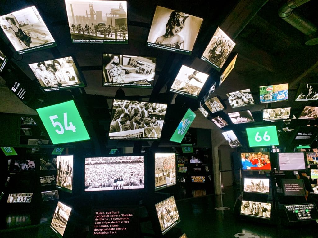 The World Cup timeline exhibit, the one I liked most