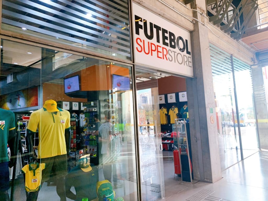 Soccer souvenir shop