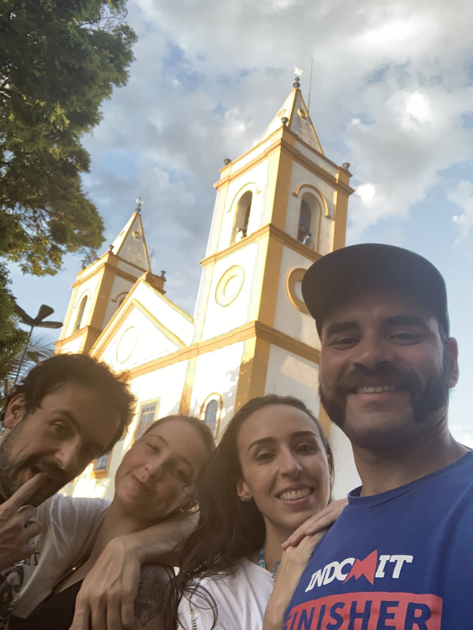 Nossa Senhora da Conceição parish church in downtown Cunha