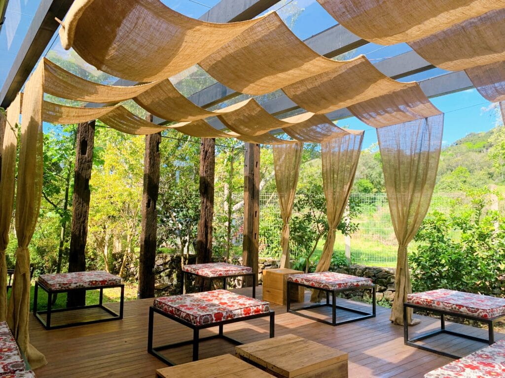 Outdoor area at Restaurante Armazém Mazlawik