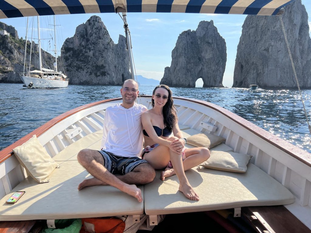 Boat tour in Capri