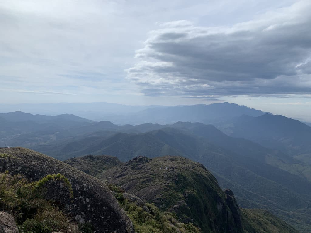 View of the Serra Fina from Pico do Itaguaré, Minas Gerais