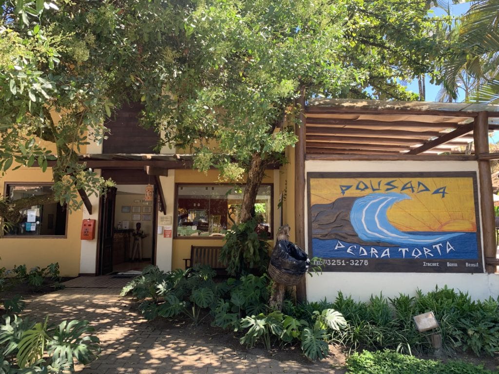 Entrance to Pousada Pedra Torta, Itacaré