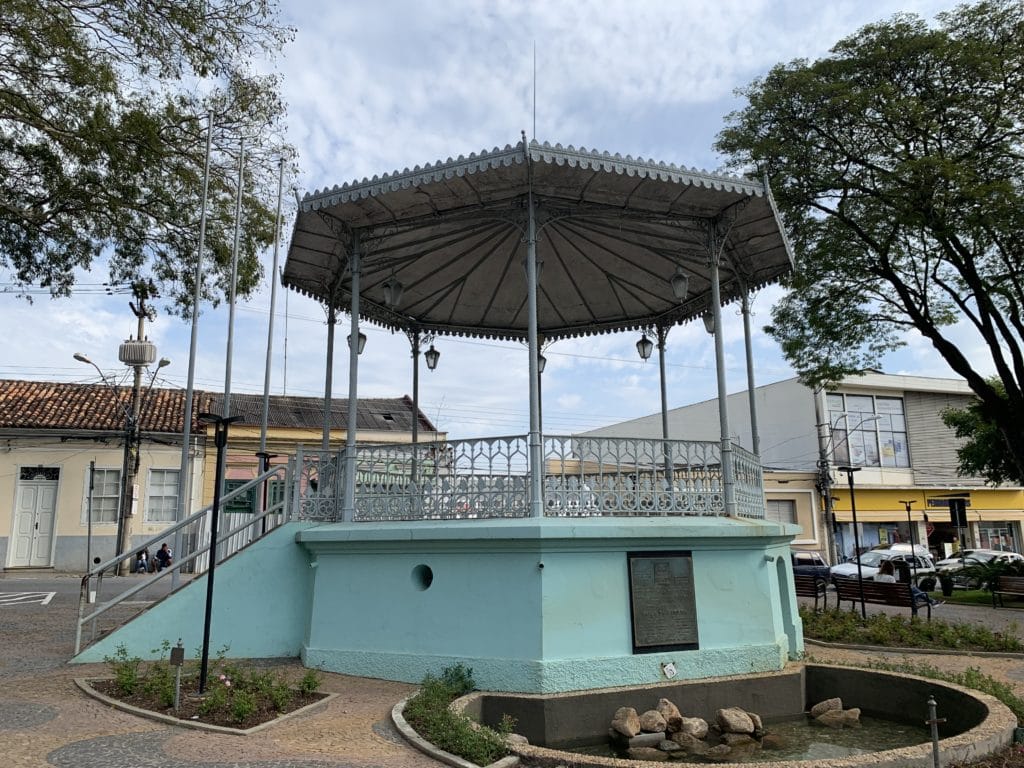 Praça da Bandeira with the João Maggi bandstand