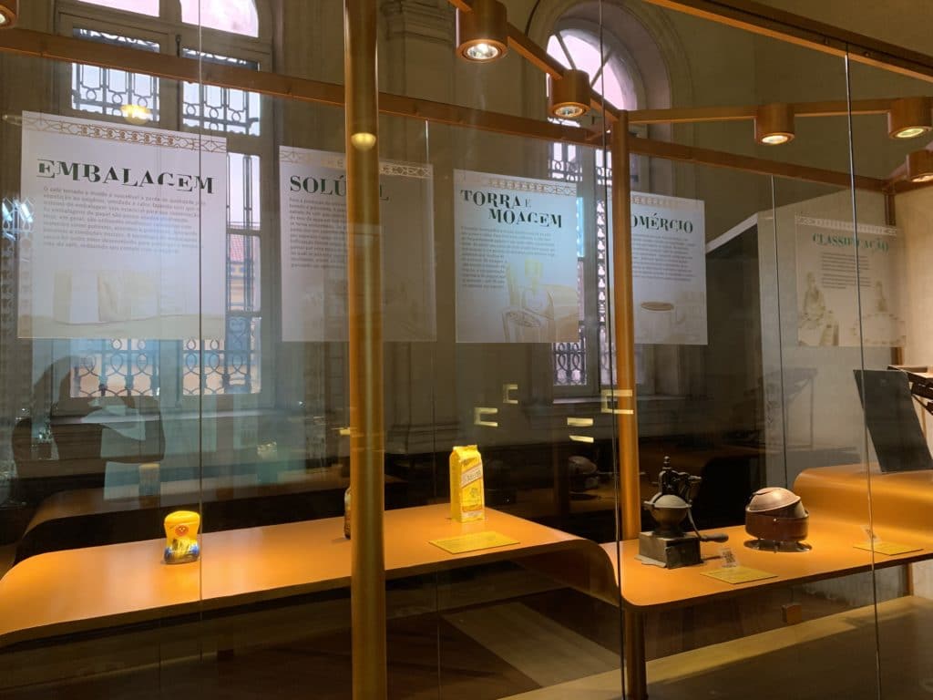 First floor of the coffee museum