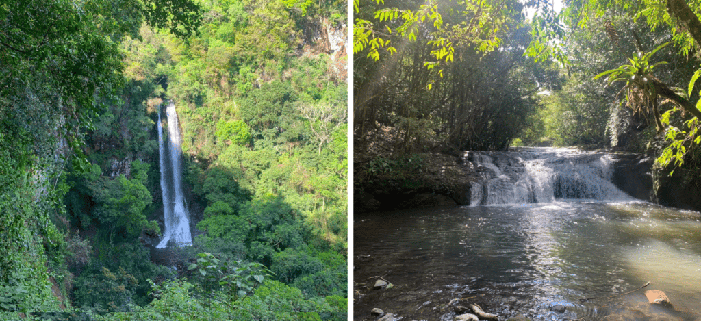 Waterfalls at Ecoparque Sperry