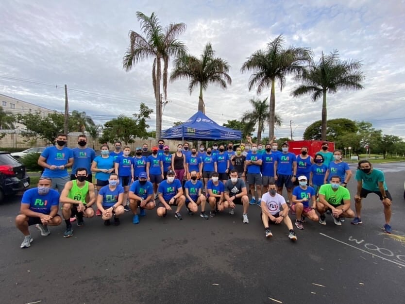 Photo of the running group