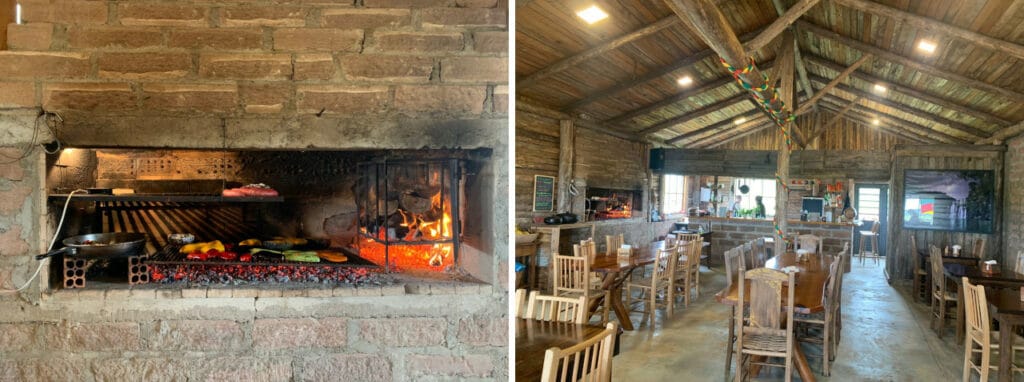 Dining room at Restaurante Estância Felicidade