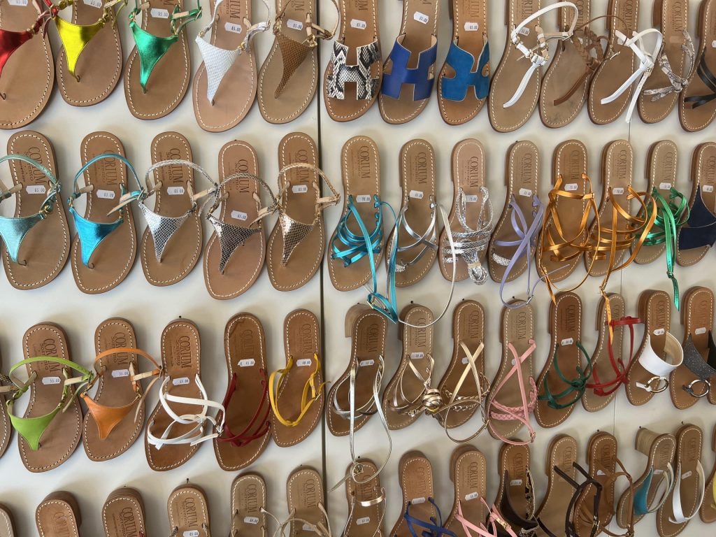Sandals in Capri
