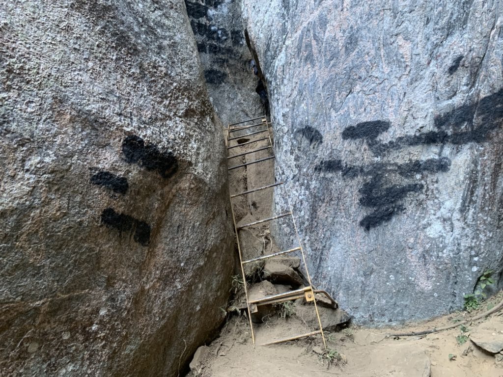 Stairs on the Ana Chata trail