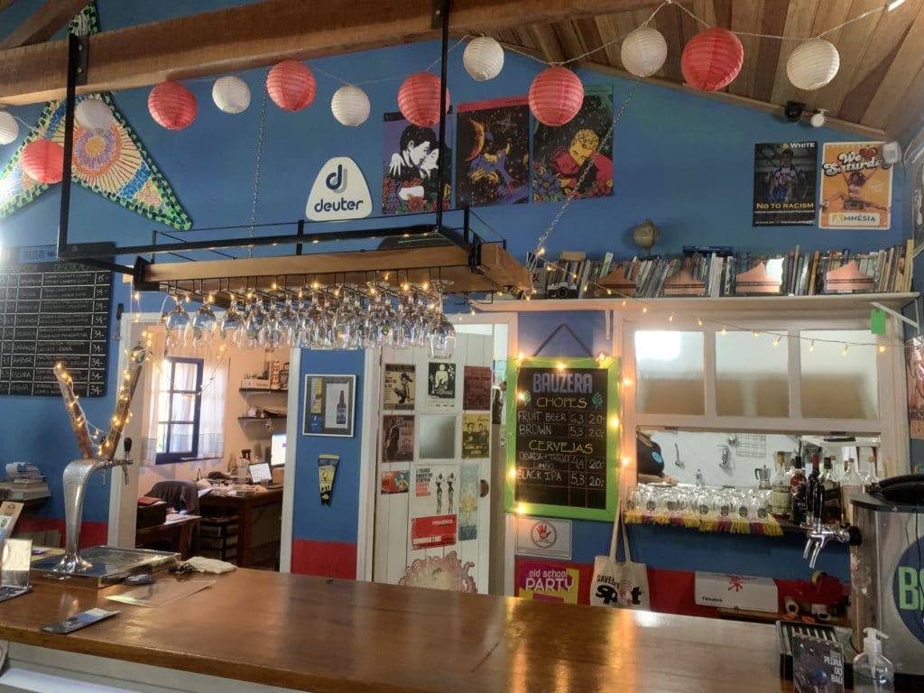 Reception area at Cervejaria Bauzeira