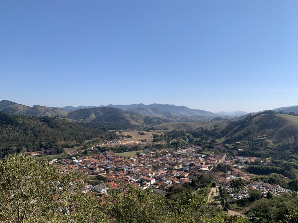 View of São Bento do Sapucaí from Mirante do Cruzeiro